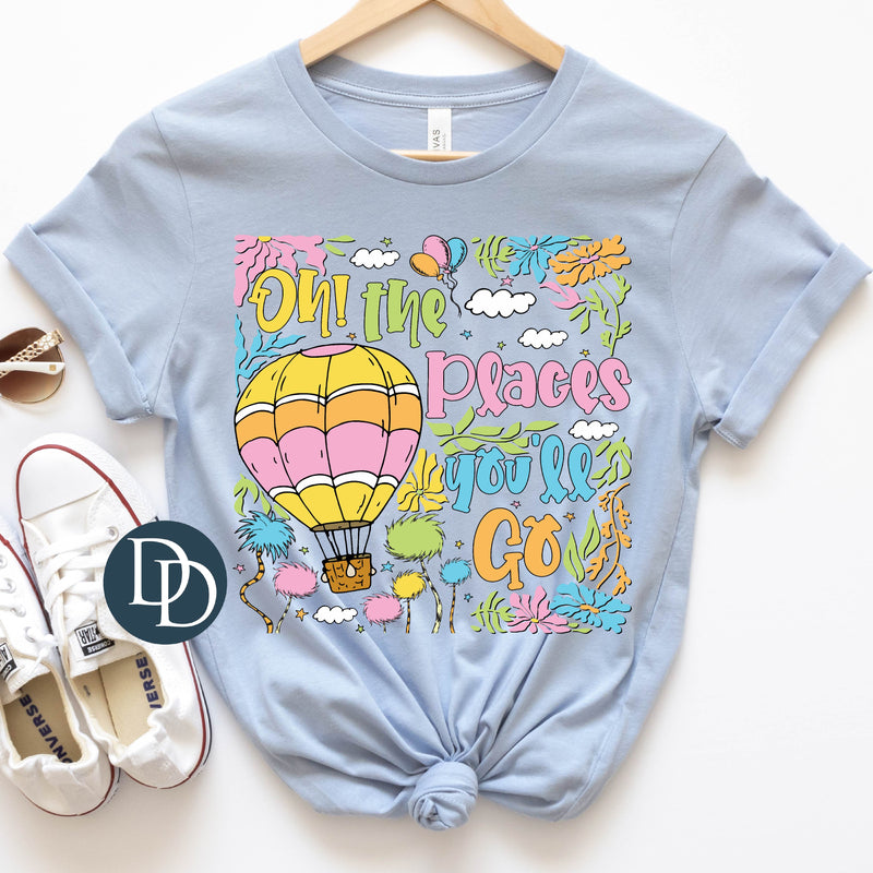 Whimsy Oh The Places *DTF Transfer*