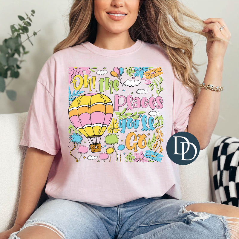 Whimsy Oh The Places *DTF Transfer*