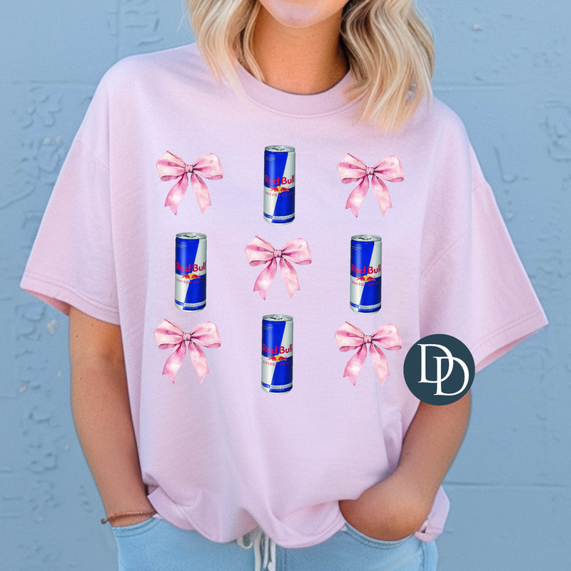 Wing Energy Drink And Bows *DTF Transfer*