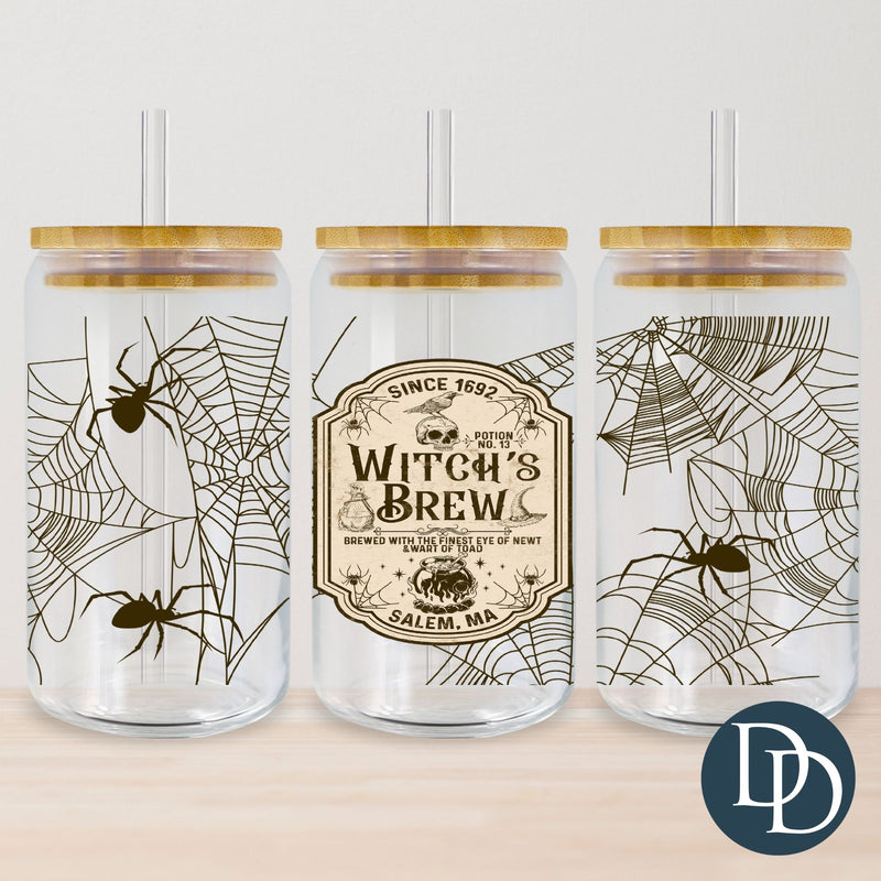 Witch's Brew Spiderwebs *UV DTF Cup Wrap*
