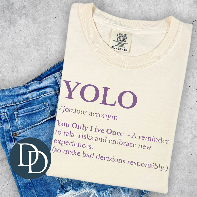 YOLO Definition *DTF Transfer*
