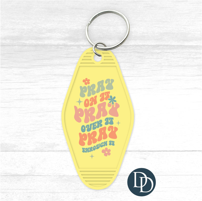 Pray On It Motel Keychain UV DTF Decal