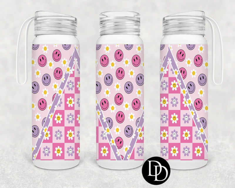 Pink Happy Daisies *Sublimation Print Transfer*