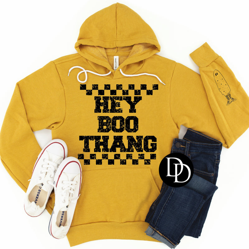 Hey Boo Thang (With Pocket)  - NOT RESTOCKING - *Screen Print Transfer*