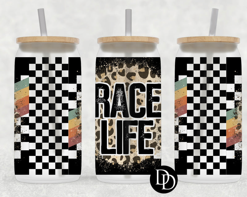 Race Life  *Sublimation Print Transfer*