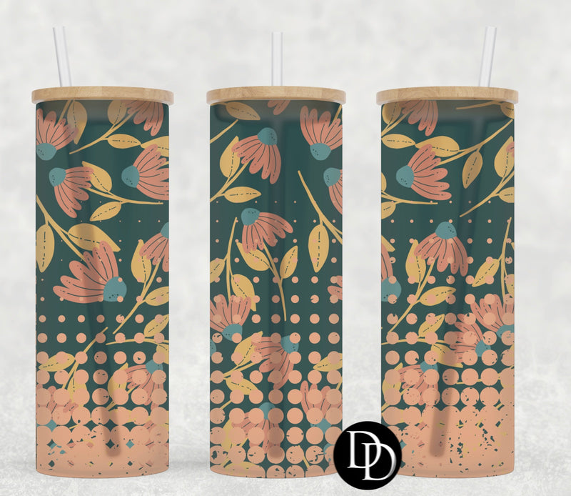 Peach Boho Floral *Sublimation Print Transfer*