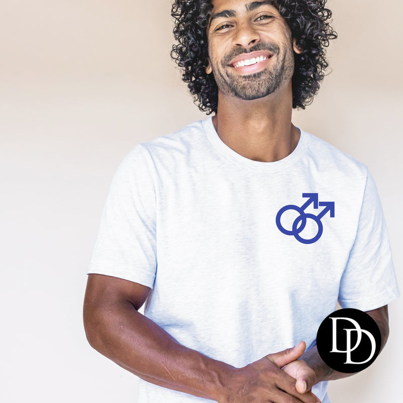 Gay Symbols (Royal Blue) *Screen Print Transfer*