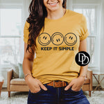 Keep It Simple *Puff Screen Print Transfer*