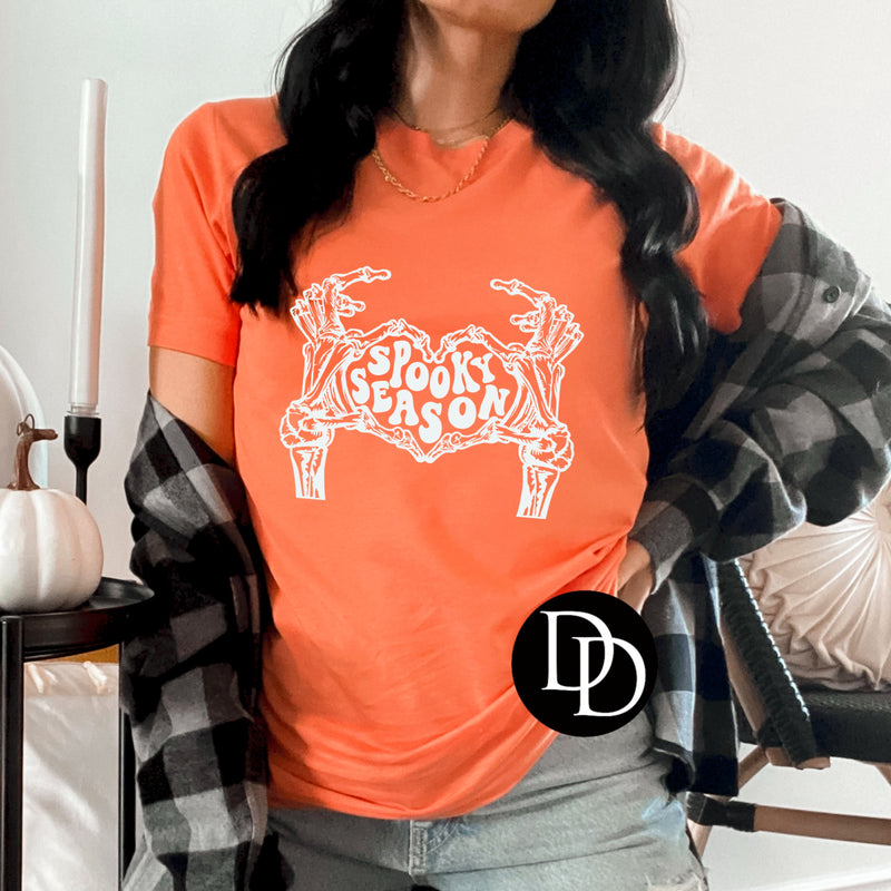 I Love Spooky Season (White Ink) *Screen Print Transfer*