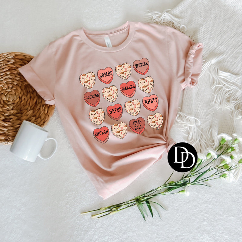 Candy Hearts *DTF Transfer*