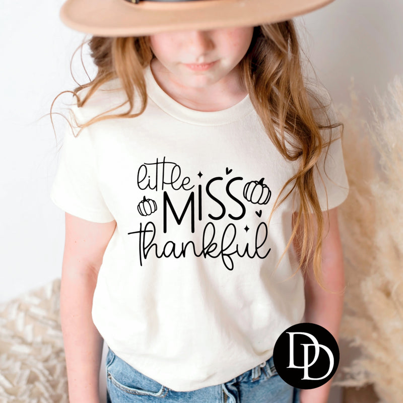 Little Miss Thankful *Screen Print Transfer*